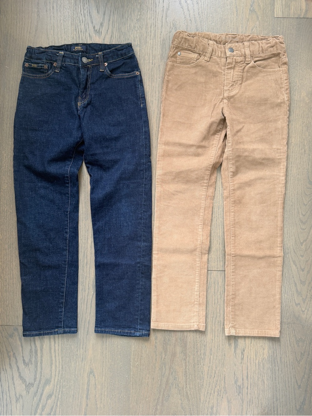 Polo Ralph Lauren & Jacadi pants 2 pairs. Boy. Age 9-10 years.